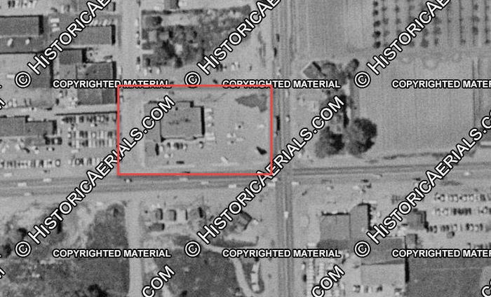 Pauls Steak House - 1957 Aerial (newer photo)